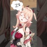 居眠りするリンネア #genshinimpact #原神 #hoyocreators