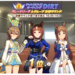 【ウマ娘プリティーダービー】　4月　チャンピオンズミーティング　DIRT　決勝ラウンド　Aグループ　デルマー　ダート　2000m　中距離