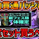 【虚所持者必見】無効貫通バッジがまさかの再販決定！買うべきか解説します！試練進化2体新キャラ実装！【パズドラ】