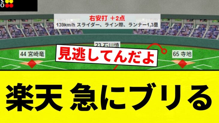 【ブリる】楽天 急にブリる【プロ野球反応集】【2chスレ】【なんG】