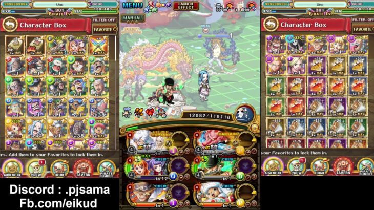 One Piece Treasure Cruise(OPTC) Android/IOS starter mid-endgame accounts. PKA Grand Party