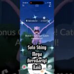 Solo Shiny Mega Aerodactyl Raid | Pokémon Go
