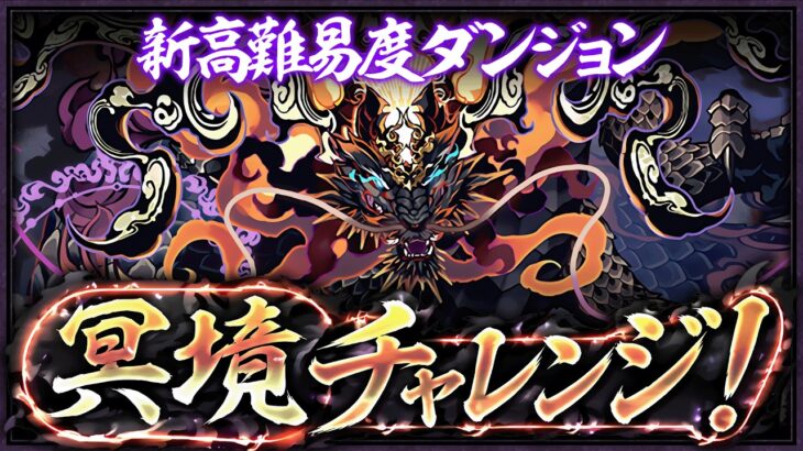 【パズドラ生放送】新称号「冥境」チャレンジ！！！！