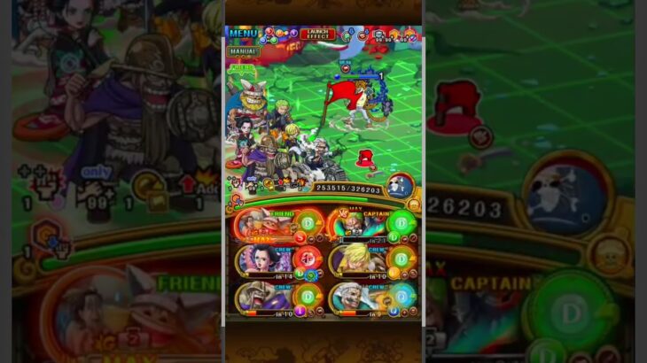 [OPTC] PKA vs Lucci Lv150+ | No New Unit with Zoro Vs [トレクル] [#shorts #youtubeshorts]