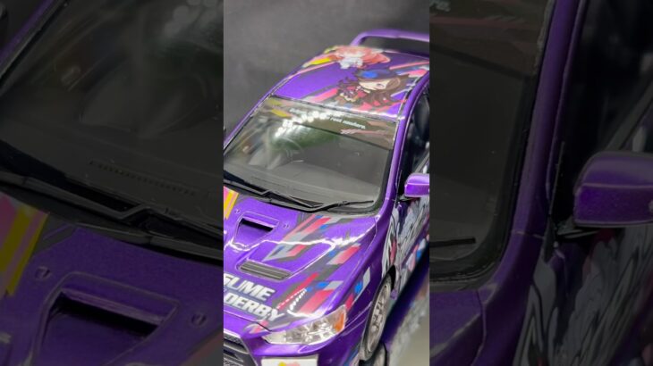 #ウマ娘 #ウマ娘プリティーダービー #アオシマ #ランサーエボリューション #全塗装 #痛車