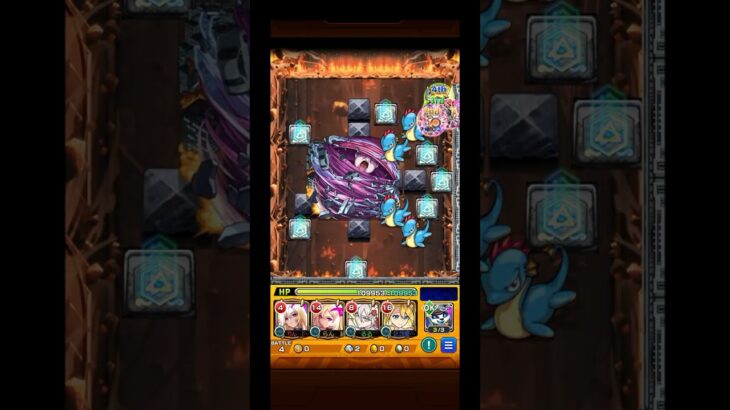 台風の悪魔　ルシ4手 チェンソーマン　 #モンスト #モンスターストライク #ワンパン #ルシファー