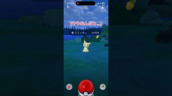 ミミッキュCP954が出た【ポケモンGO】