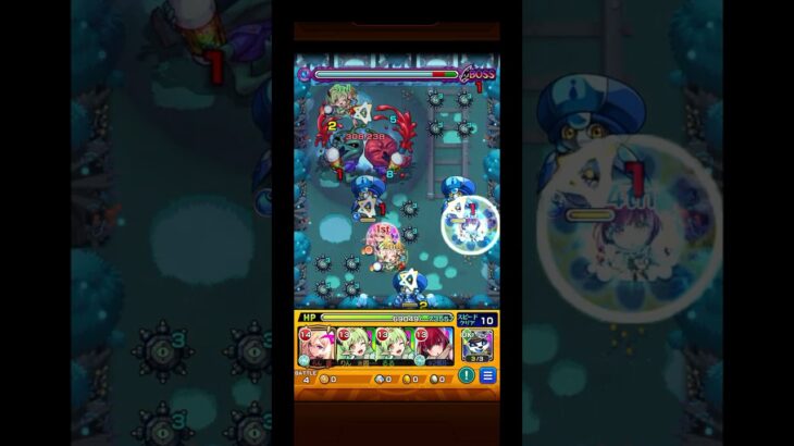 ジョルキオーズ 究極　ルシ2〜4手　守護獣 #モンスト #モンスターストライク #ルシファー #ワンパン