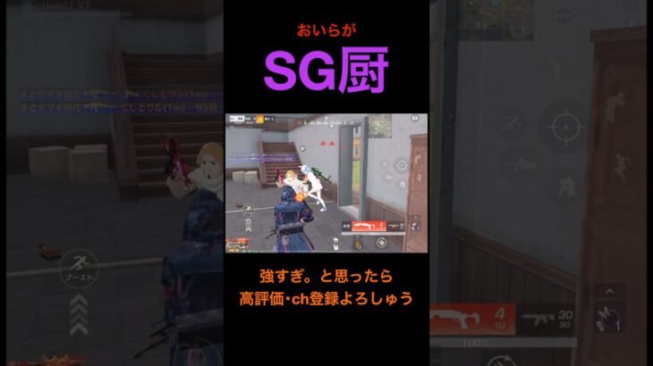 コアな対多数の立ち回り【荒野行動】#荒野行動 #クリップ #キル集