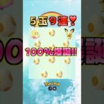 100爆誕!!花飾りピチュー狙って９連♪【ポケモンGO】