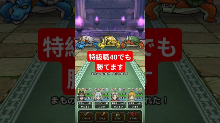 特級職40でも勝てる！？ガメゴンレジェンド#ドラクエウォーク #ドラゴンクエストウォーク