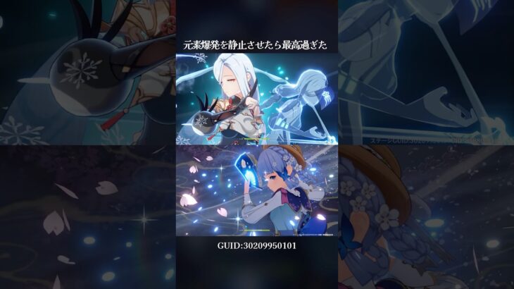 【原神】元素爆発を静止させたら最高すぎた #genshinimpact