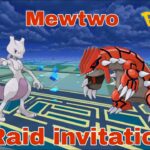 🔴Live  Mewtwo 🥳 raids Raid  invitation  by  #raj4t5   in  #pokemon go