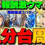 【絶対にやれ】1周1分で虹ピィ2体！激ウマダンジョン確定！レインボーチャレンジ周回編成3パターン！【パズドラ】