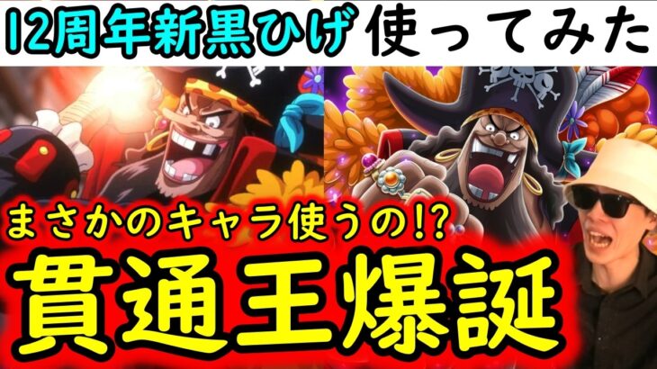[トレクル]12周年新フェス限黒ひげ使ってみたら…やっぱり●●と相性抜群でロマンすぎし超火力!!!!!?[OPTC]