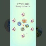 Hatch Most worst Pokémon Go Eggs #shorts #eggs #hatch #ultragoo #special #game #worst #game