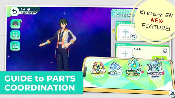 PARTS COORDINATION Guide | NEW Feature!! Enstars Music EN