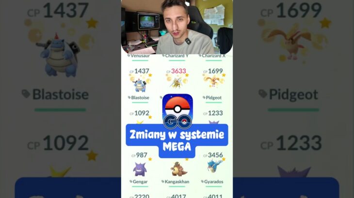 Zmiany w systemie MEGA Pokemonów w Pokémon GO
