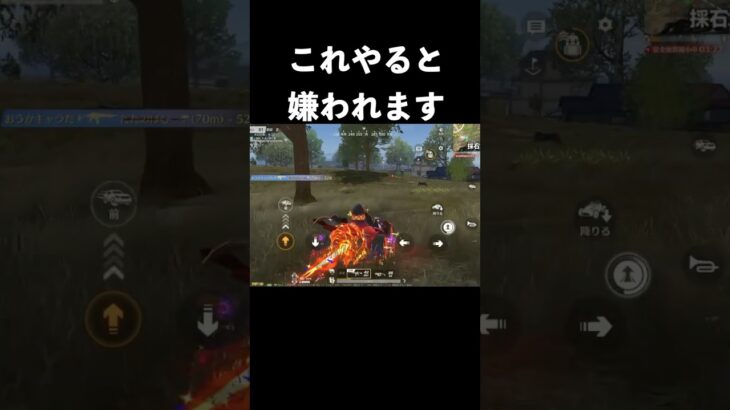 これやると必ず嫌われます　#荒野行動 #荒野GOGOFES #荒野の光