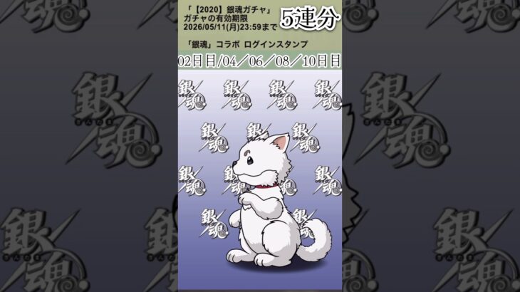 【パズドラ】6年ぶりぃの銀魂ガチャ！？！？【2020】ガチャ5連！？ #パズドラ実況 #れざおのゲーム実況 #チャンネル登録お願いします