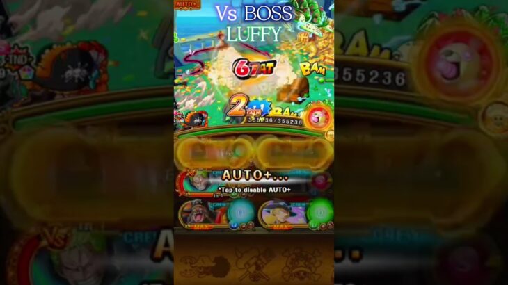 [OPTC] AUTO+ | Treasure Map vs Luffy with Imu & Blackbeard ONLY [トレクル]  [#shorts #youtubeshorts]