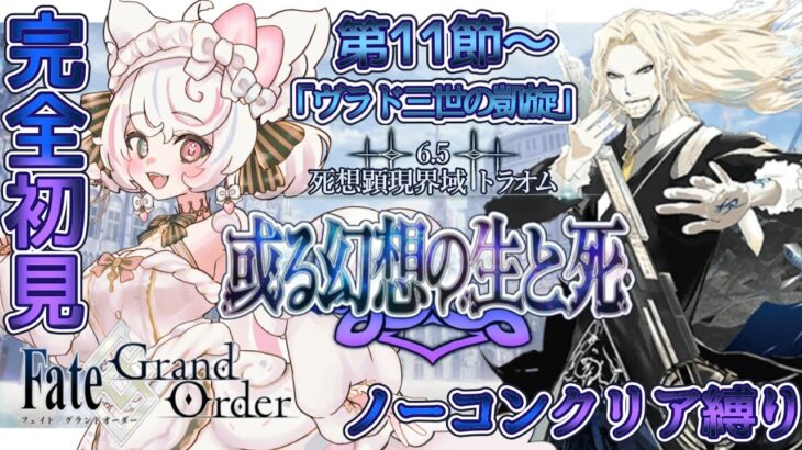 【FGO /完全初見/ストーリー読み/フルボイス朗読】ノーコン縛りで攻略中✨ #136  2部6.5部  死想顕現界域トラオム【FateGrandOrder/VTuber/甘雪しろむ】