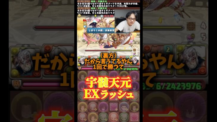 【順調すぎる】EXラッシュでも大ダメージが来るようになったが関係なし #たかし #パズドラ
