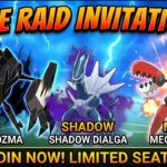 🔴Live Necrozma, mega Scizor & shadow dialga Raid  invitation  by  #raj4t5   in  #pokemon go