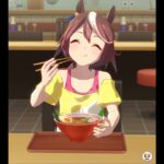【ウマ娘】ウマさんぽ　トウカイテイオー　お食事