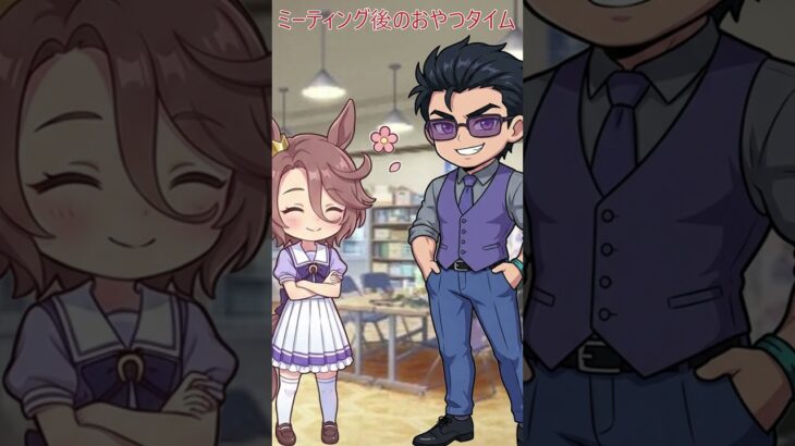 ナリタタイシンとの日常。なんで分かるの　#ウマ娘 #ナリタタイシン #ナリタタイシンと一歩半 #ウマ娘プリティーダービー #トレセン学園 #anime #animeshorts #アニメ