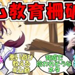 『ギム教育によるローズキングダム牧柵破壊』に対するみんなの反応【ウマ娘プリティーダービー】
