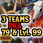 [OPTC] 3 TEAMS PKA Lvl 99  AND Lvl 79 vs RODO  7-10 DROPS!! [ONE PIECE TREASURE CRUISE]