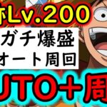 [トレクル]海賊王への軌跡VSロード! Lv.200想定! AUTO+フルオート周回! きつくなったら手動へ[PKA][OPTC]