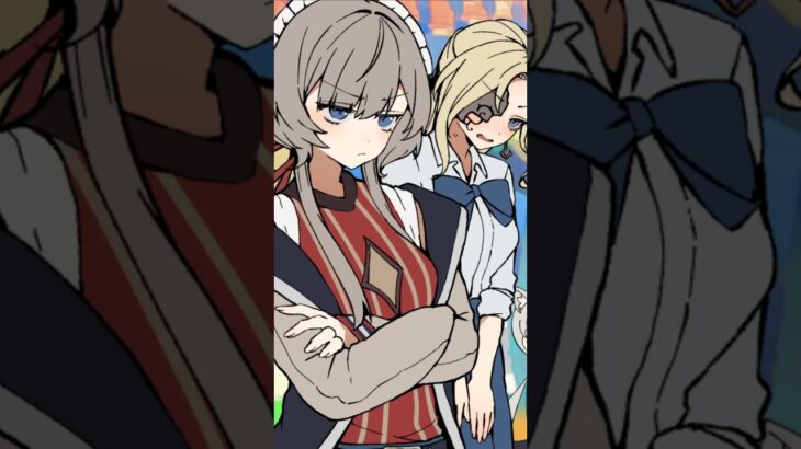 【手描き原神】激突！月神 vs 機神 in 星々の幻境【サンドローネ・コロンビーナ】 – ショート版
