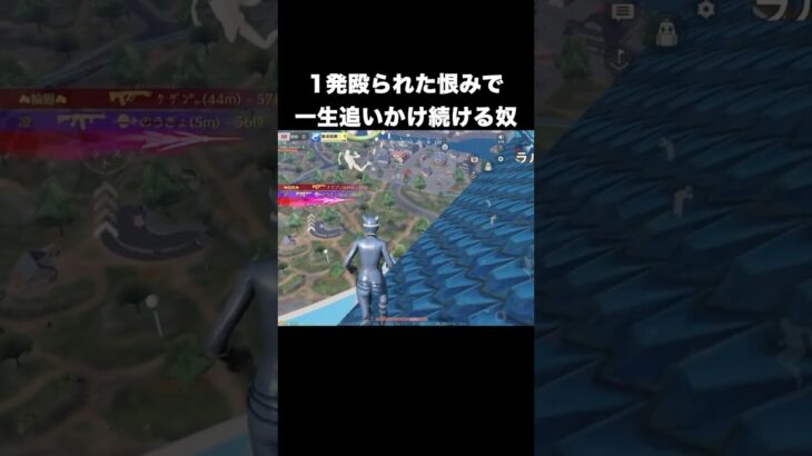 1発殴られて一生追いかけ続ける奴　#荒野行動