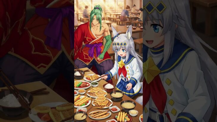 【grok】無限食堂 #grok #ウマ娘プリティーダービー #オグリキャップ #fgo #俵藤太