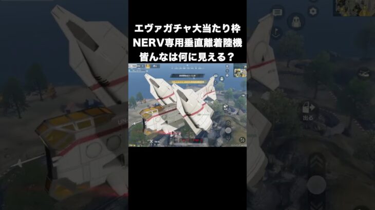 これ何に見える？　#荒野行動 #荒野エヴァコラボ