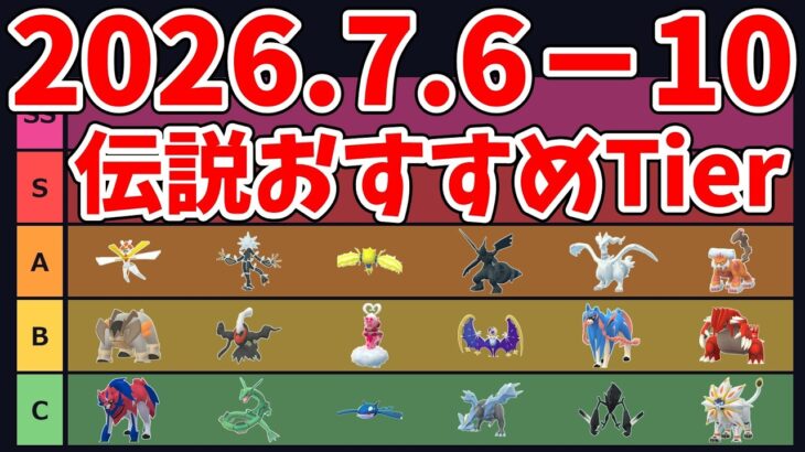 【ポケモンGO】大いなる軌跡 伝説レイドおすすめ優先度｜ザシアンけんのおう初復刻#ポケモンgo