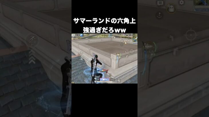 サマーランドの六角上が反則過ぎるw　#荒野行動