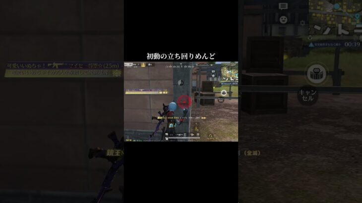 初動の立ち回りめんどい10キル #荒野行動 #おすすめ