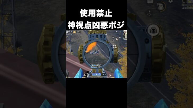 使ったら嫌われる神視点ポジがヤバい　#荒野行動