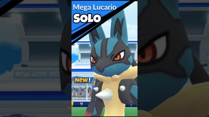 SOLO✨️Mega Lucario Raid With✨️Primal Groudon in Pokemon Go