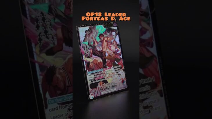 New Prize for Extra Grand Battle! OP13 Portgas D. Ace Leader!