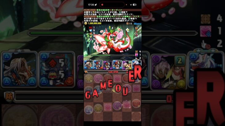 1列でイイ！！【パズドラ】