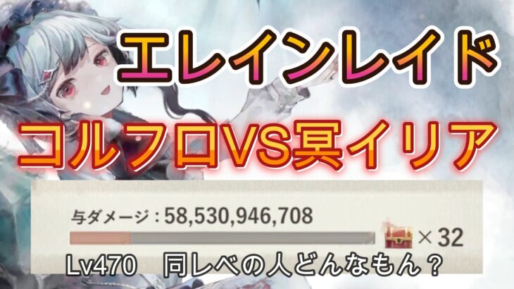 【検証】エレインレイド、コルフロ編成が良いのか、冥イリア編成が良いのか【メメモリ】