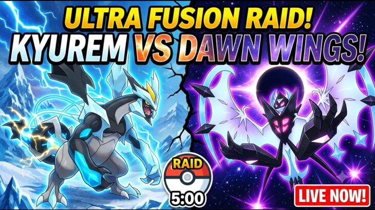 🔴  Live Fusion & Dawn wing necrozoma raid  invitation   #raj4t5   in  #pokemon go