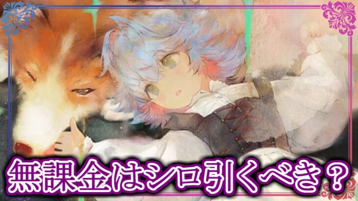 【メメントモリ】無課金前提でシロは引くべき？性能評価解説【メメモリ】