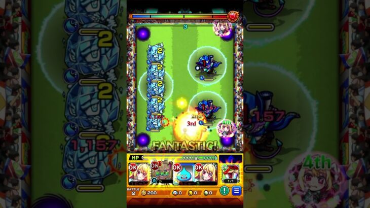 サムライブルーオラゴン メダル周回 おすすめ編成   #モンスト  #モンスターストライク #サムライブルー