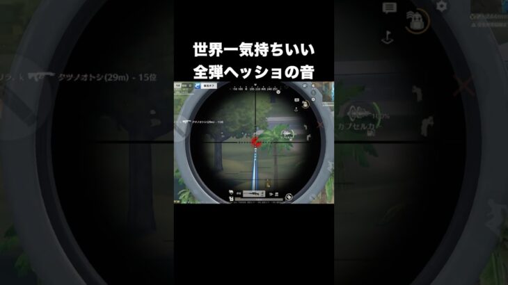 世界一気持ちいい全弾ヘッショ音　#荒野行動