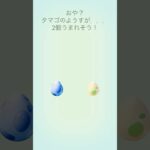 【ポケモンGO】今日のたまご 1km×1個 2km×1個